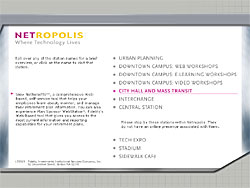 Screenshot of Fidelity Netropolis Demo Site