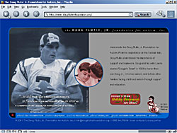 Screenshot of DougFlutieJrFoundation.org